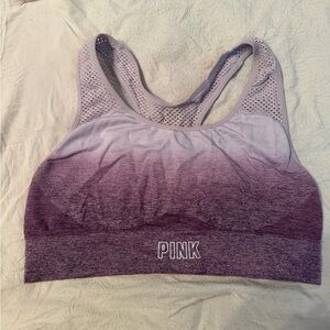 PINK Victoria's Secret Purple Ombre Sports Bra